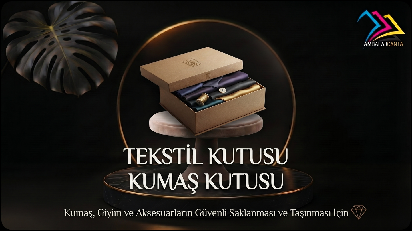 Tekstil kutusu imalatı, tekstil ambalajı, özel tasarım kutu, ES&EM Ambalaj
